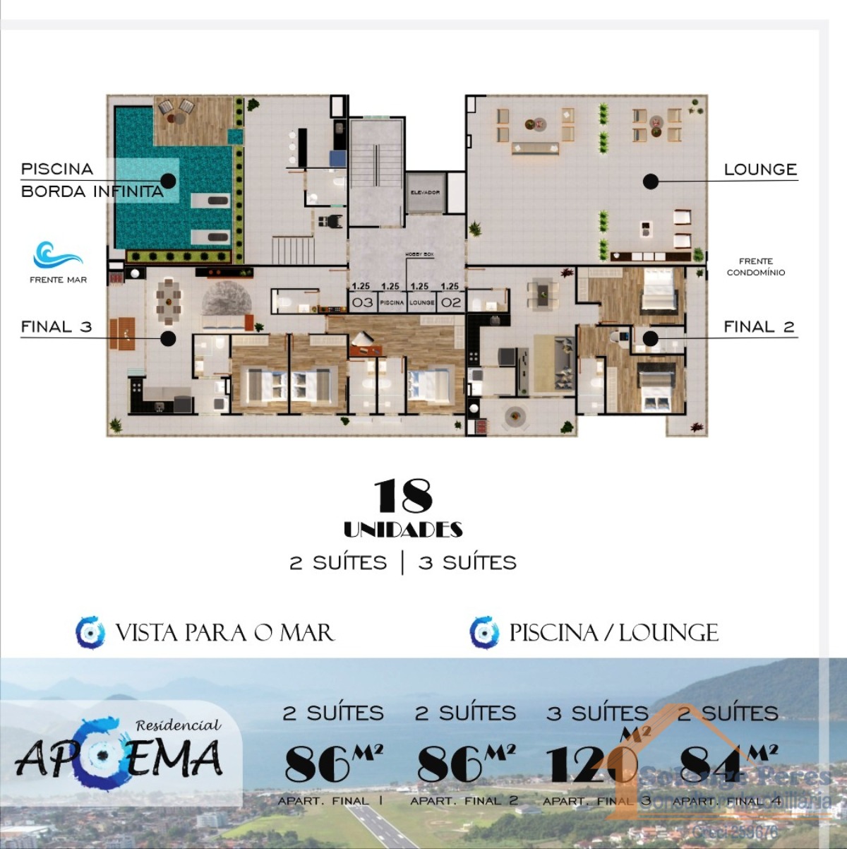 Apartamento à venda com 2 quartos, 86m² - Foto 3